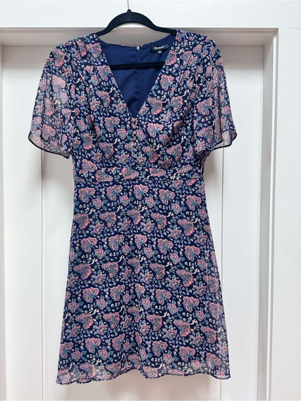 Madewell Orchard Flutter Sleeve Dress in Floral Print Size 2 Never worn!